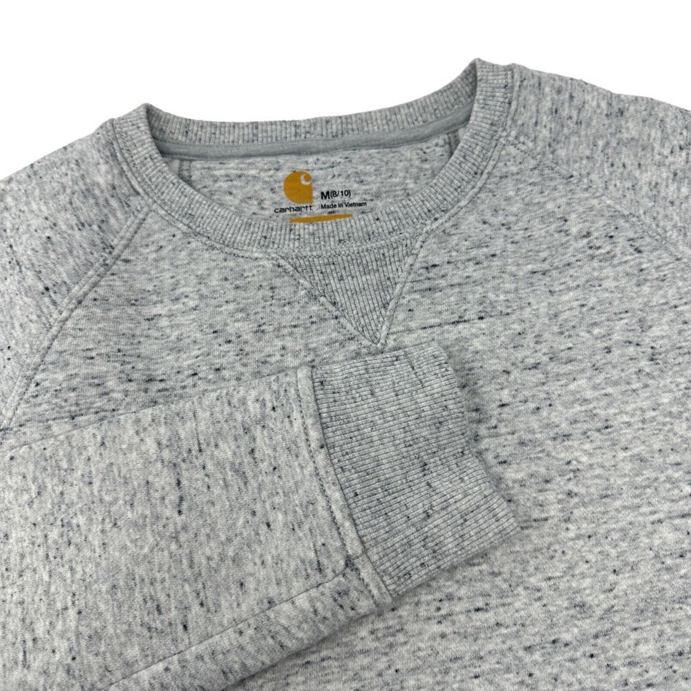 CARHARTT Gray Sweatshirt Women's Long‎ Sleeve Graphic 104410 E07 Size Medium